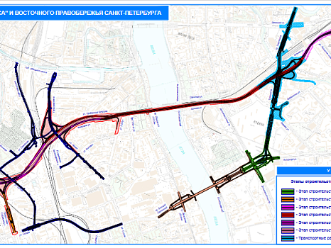 Широтная магистраль скоростного движения. Подготовка территории строительства